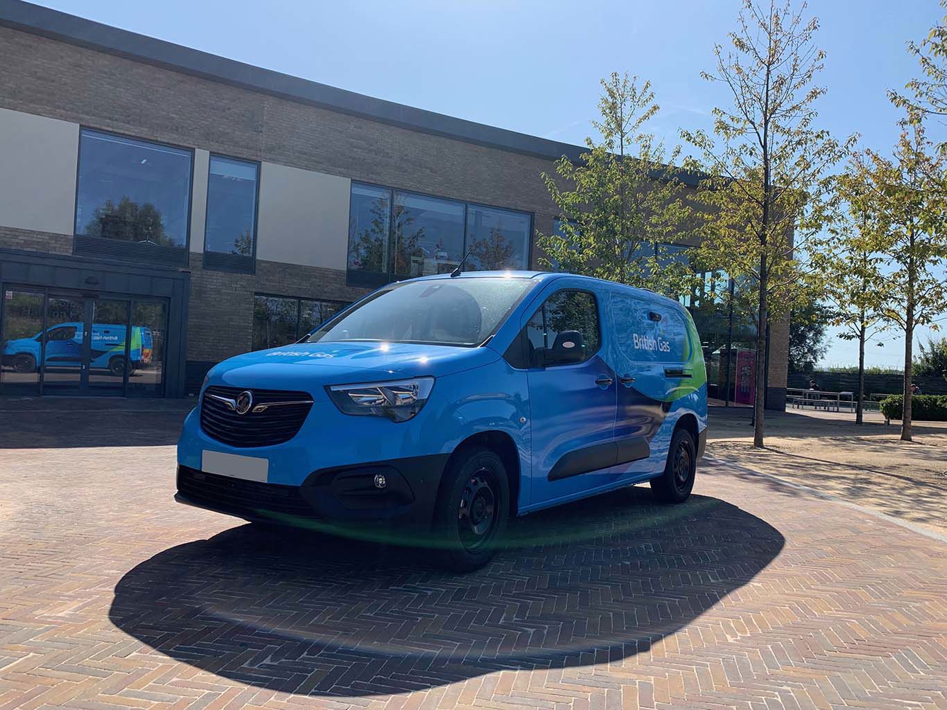 British gas van