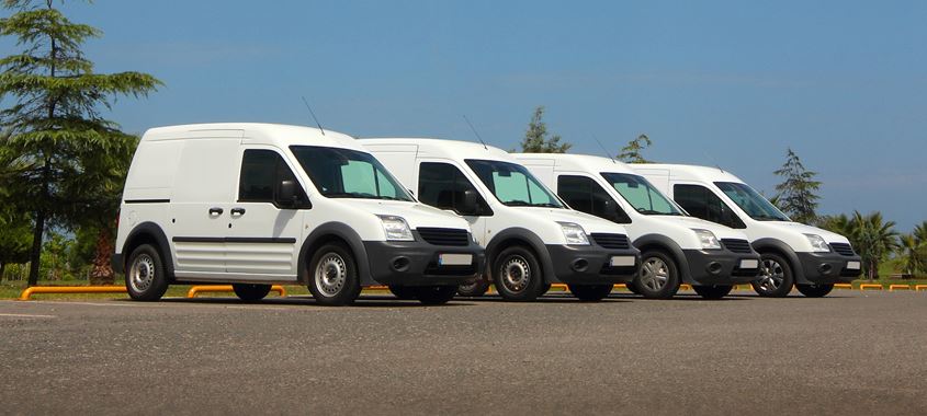 Vans lines up