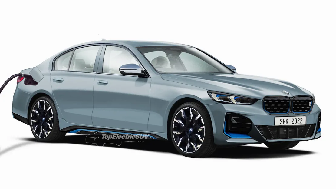 2023 BMW I5 Rendering Front Three Quarter